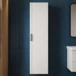 Пенал Devit Urbanis 454170W універсальний 170 см з чорними ручками, білий