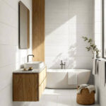 Личкувальна плитка Ceramica Deseo CK9108Q NONA BLANCO DECOR 30x90 см