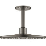 Верхній душ Grohe Rainshower 310 SmartActive 26477AL0 з кронштейном, графіт темний матовий