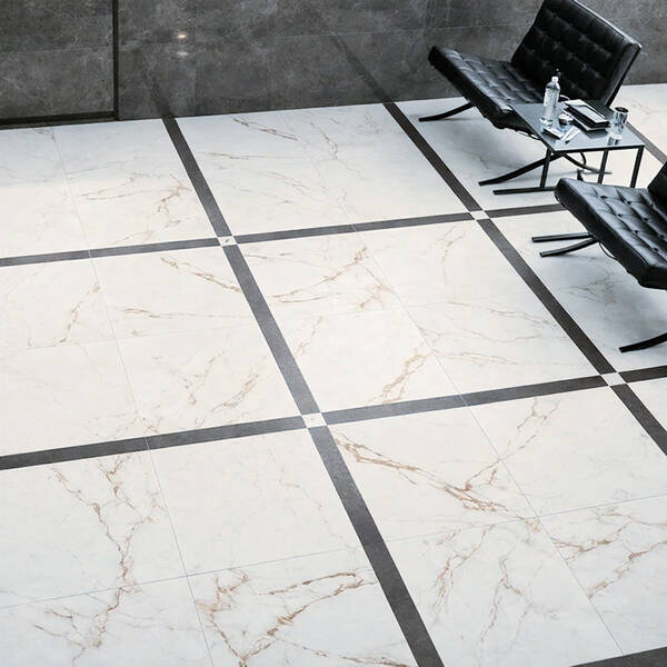 0717842001771592857-600.jpg Керамограніт Megagres W6P601B CARRARA 60x60 см - Зображення 1