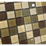Мозаїка MOZAICO DE LUX V-MOS A107 BROWNIE 30,5х30,5 см
